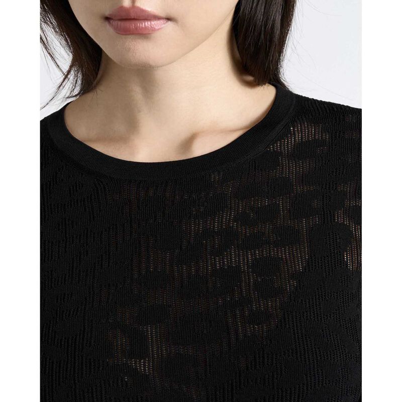 Cue Lace Knit Long Sleeve Tee image number 6